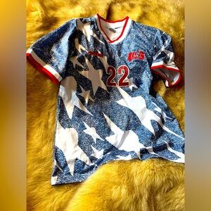 Vintage 1994 US Soccer World Cup Adidas Shirt All Over Print Jersey AOP FIFA